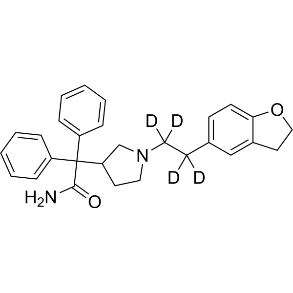 (±)-Darifenacin-d4-UK-88525-d4) 1189701-43-6